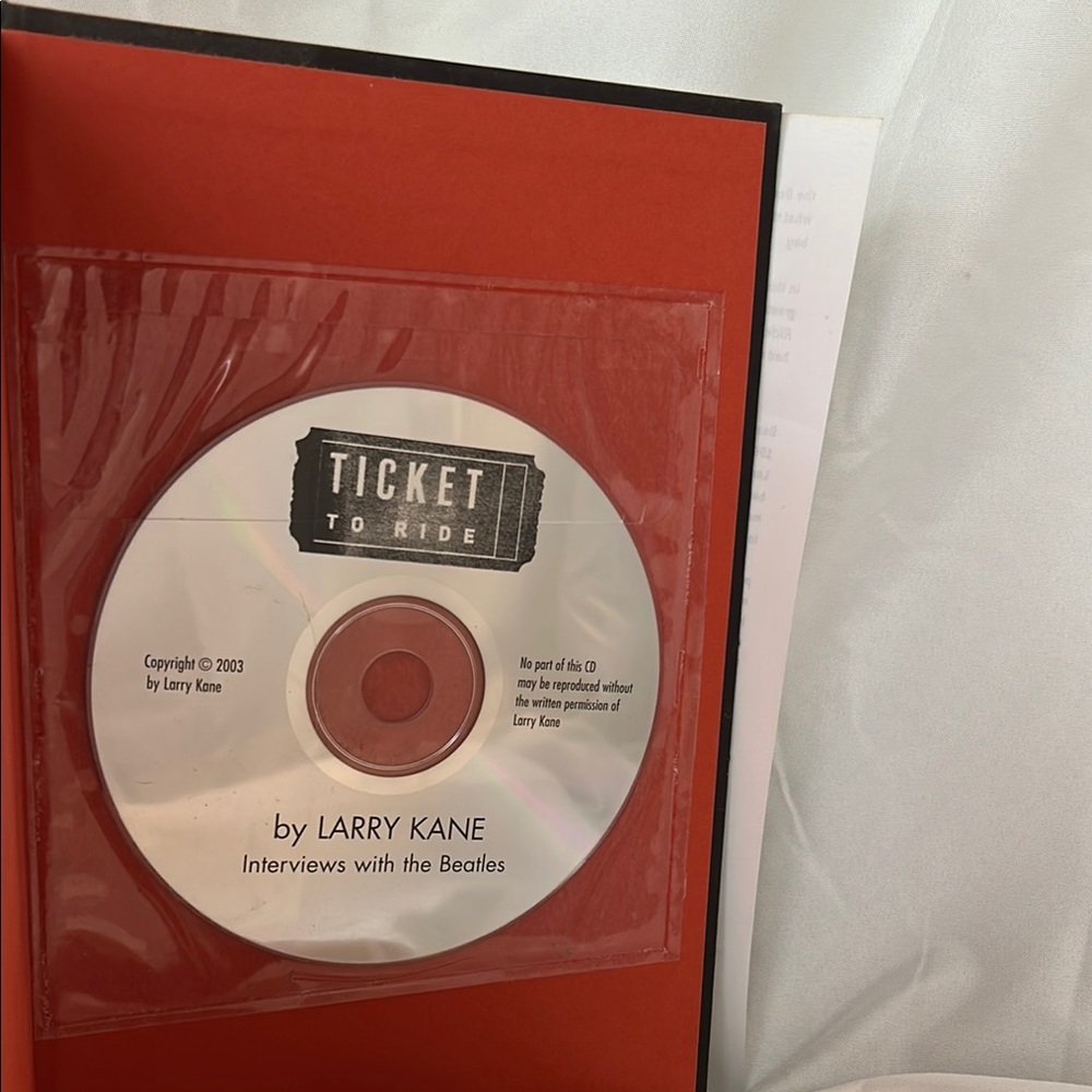 BEATLES CD & “Ticket to Ride” - Picture 3 of 6